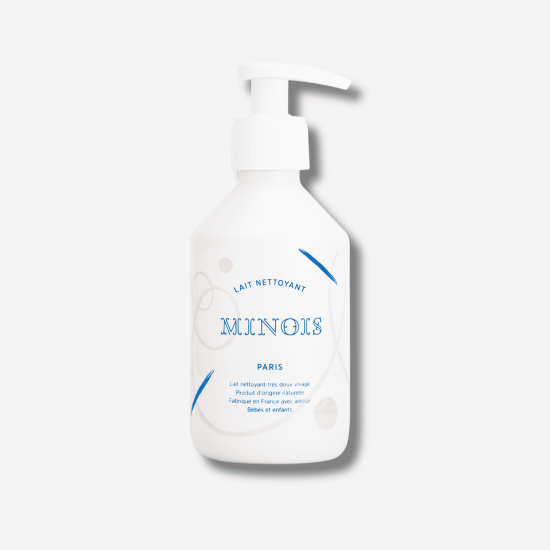 Minois Paris Creamy Cleansing Lotion for sensitive skin, natural baby care product that is gentle and baby safe Botā