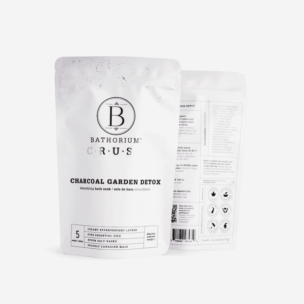 Bathorium Crush Charcoal Garden Detox Soak Bath & Body | Botā natural skincare.