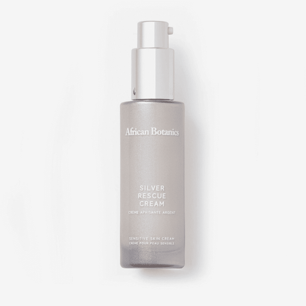 African Botanics Silver Rescue Cream natural sensitive skin treatment CBD colloidal silver botanical skincare Botā France UK