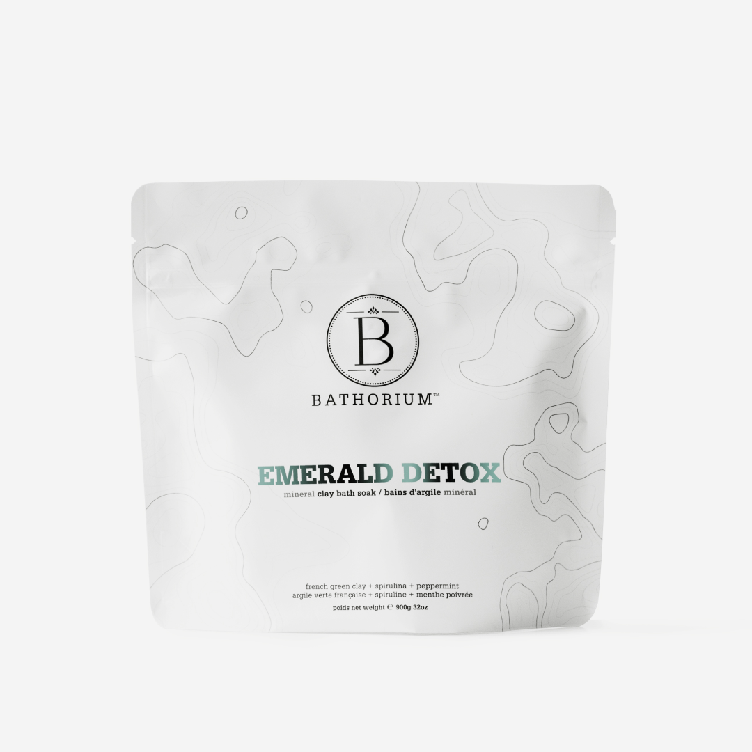 Clay Soak Emerald Detox Mineral Bath Soak by Bathorium