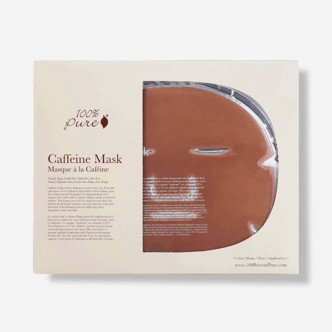 100 Pure caffeine mask anti-inflammatory face mask clean beauty hydrating caffeine calms redness dry skin Botā france UK