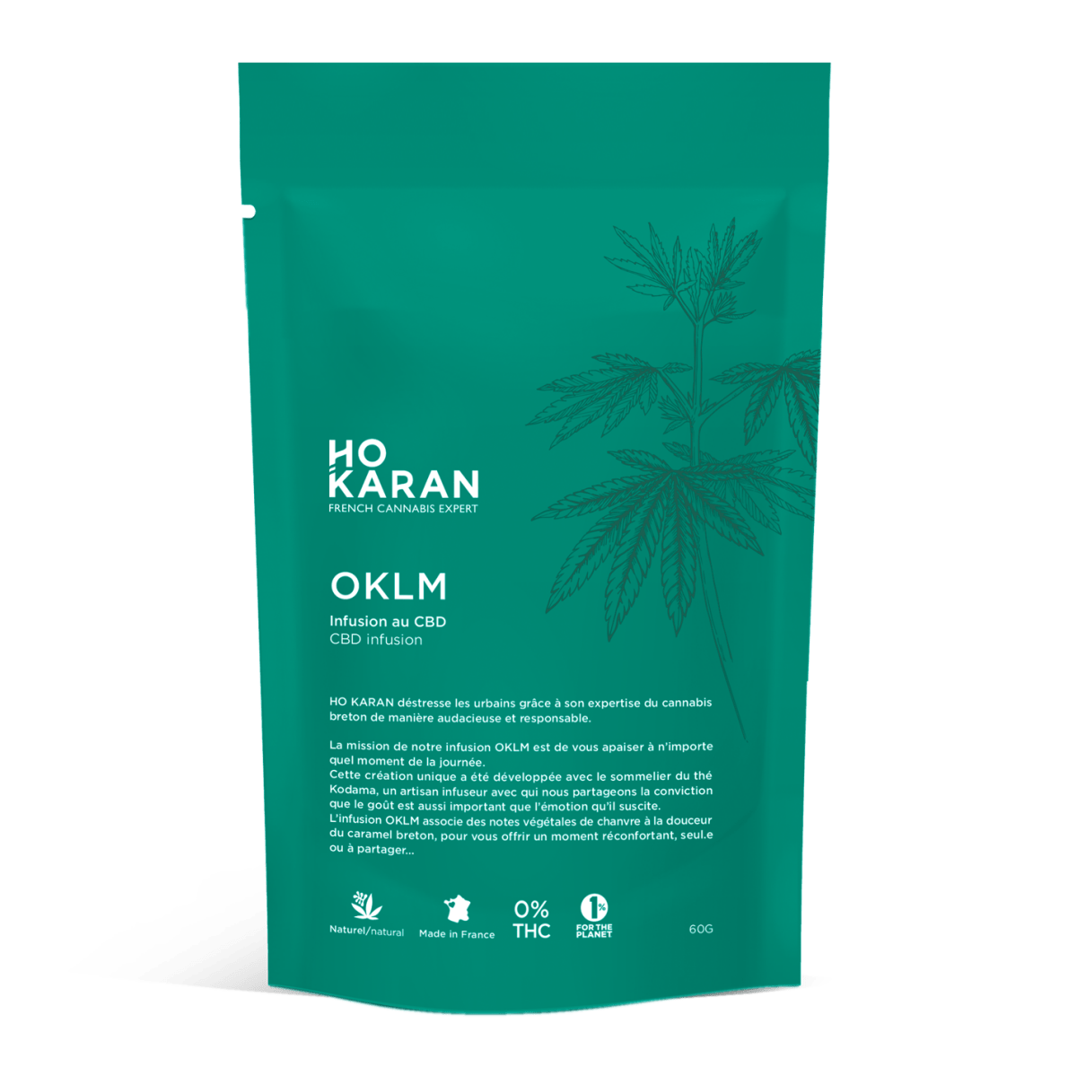 Ho Karan CBD tea hemp wellness tea natural relaxation drink salted butter caramel tea sommelier luxury Botā France UK