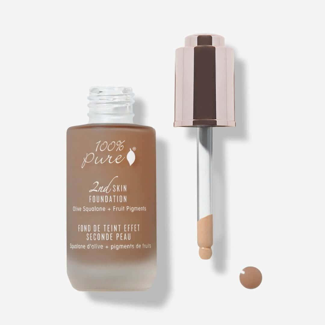 100 Pure fruit pigmented natural foundation clean makeup organic foundation medium coverage anti-aging Botā france UK