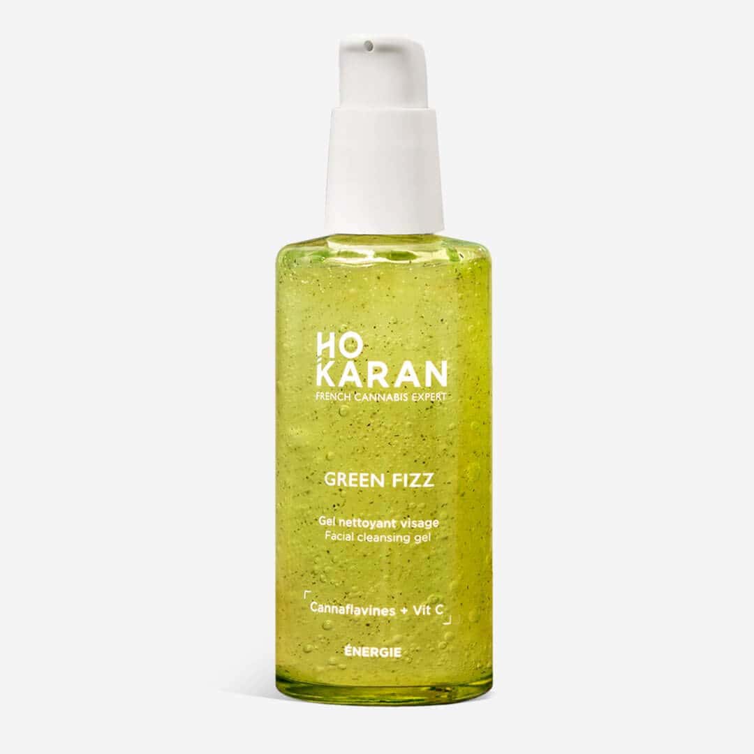 Hokaran hemp face cleanser vitamin C CBD cleanser natural energy skincare zesty menthol freshness clean beauty Botā France UK