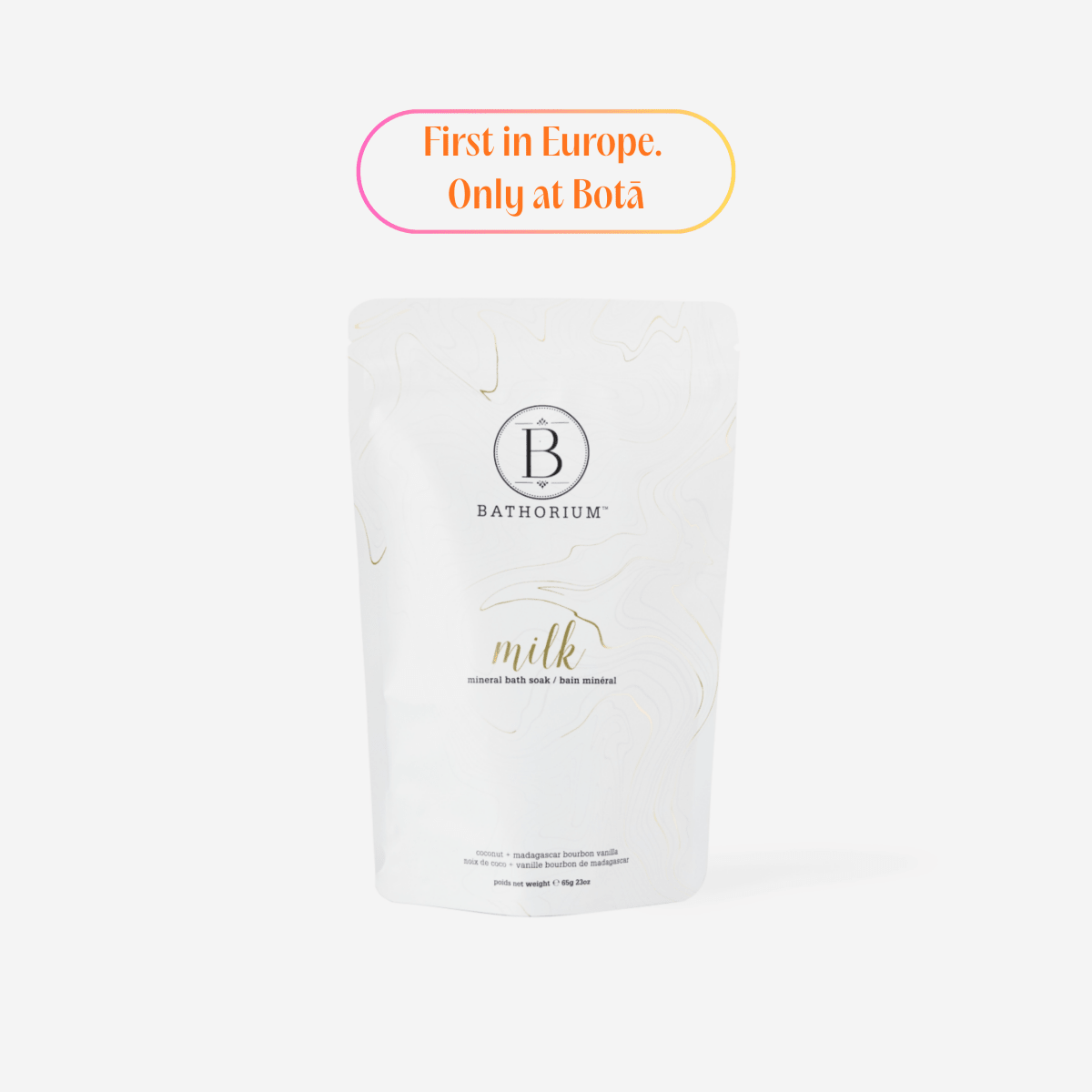 Bathorium MILK Mineral Bath Soak Bath & Body | Botā natural skincare.