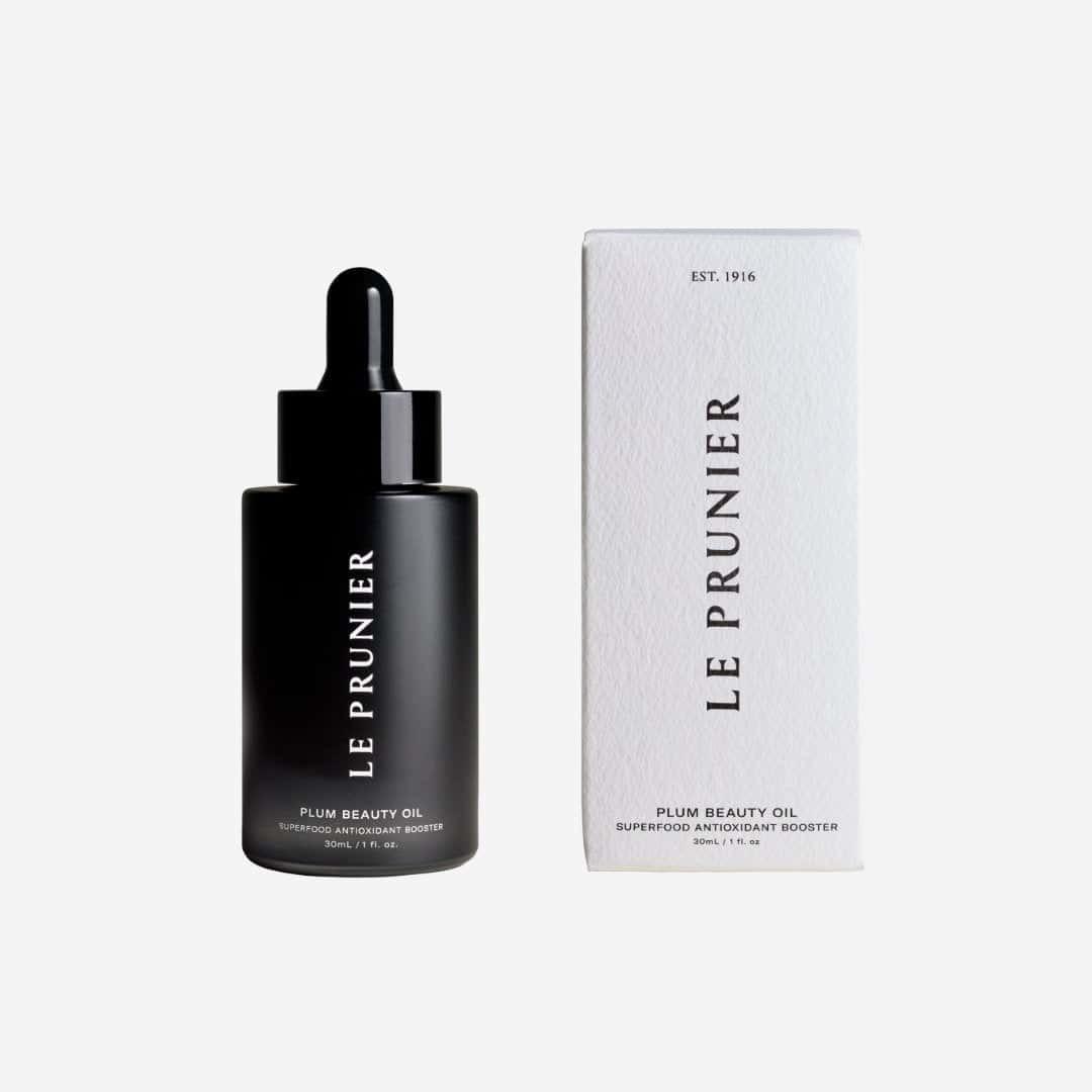 Le Prunier Natural Plum Beauty Oil — multi-use organic plum facial oil with dropper | Botā