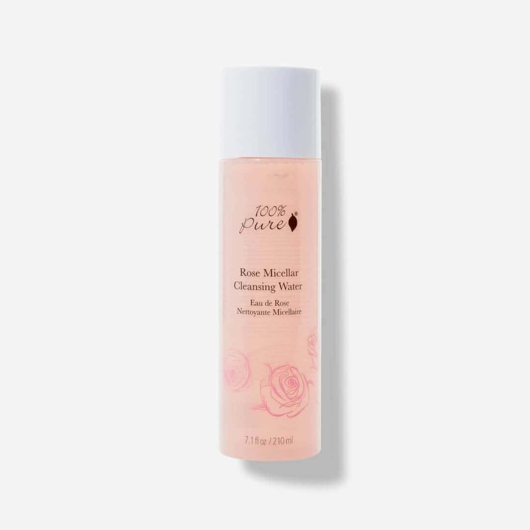 100 Pure rose micellar cleansing water natural makeup remover clean beauty cleansing hydrating purifying Botā france UK