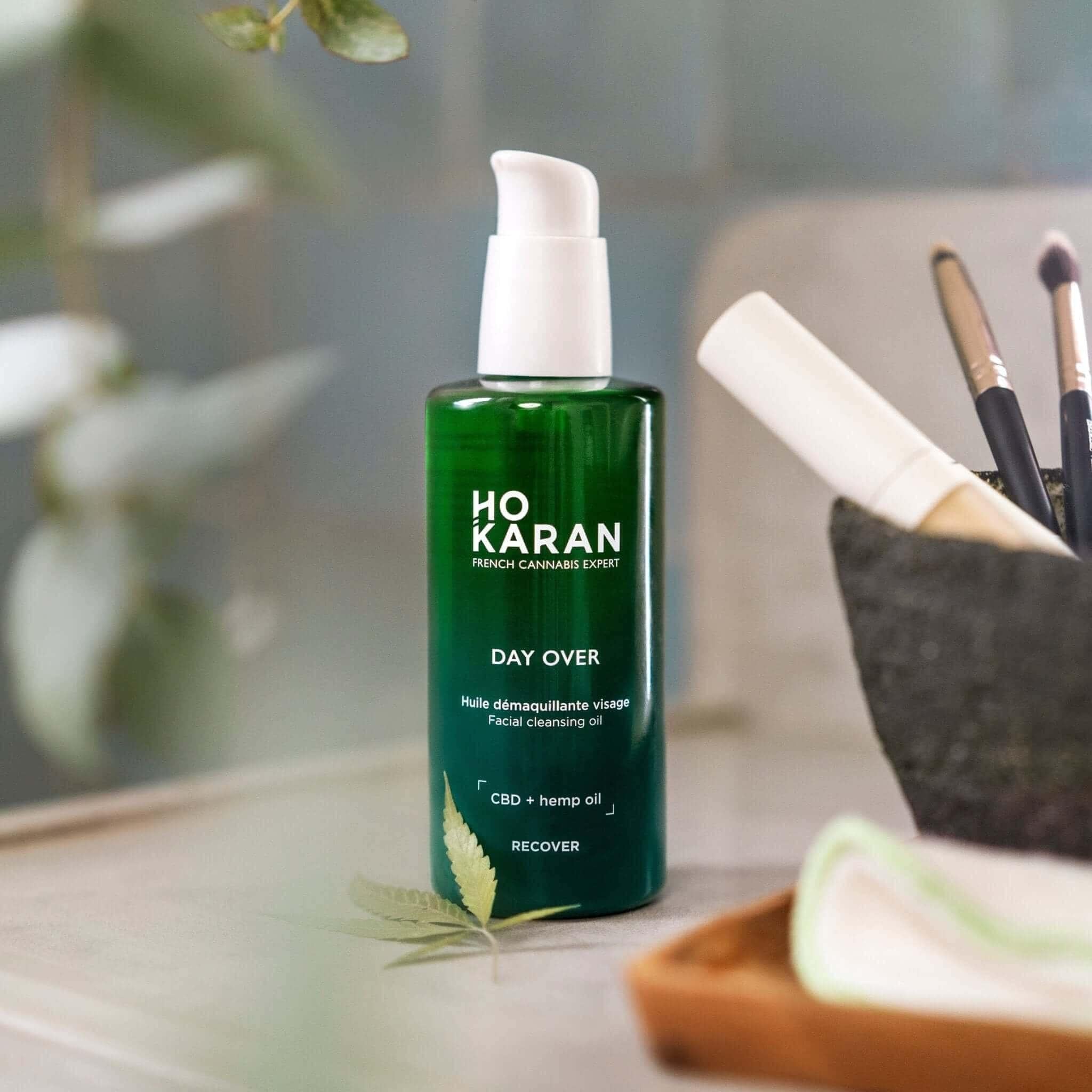 Ho Karan CBD skincare hemp cleansing oil natural makeup remover organic pollution protection premium Botā France UK