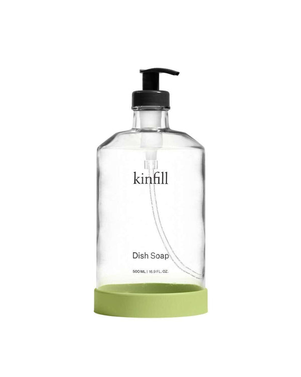 Kinfill eco-friendly dish soap kit with glass Forever Bottle plant-based concentrate sustainable dishwashing Botā uk france