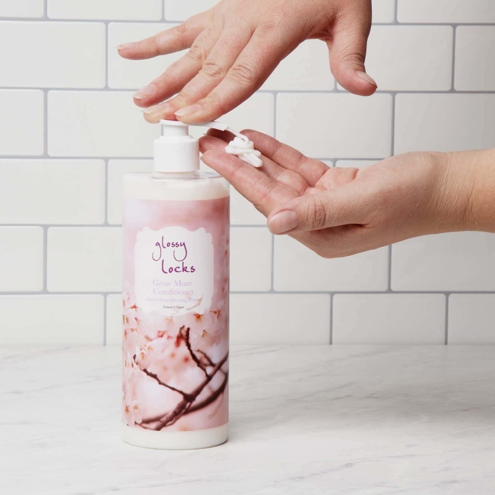 100 Pure Glossy Locks Grow More Conditioner Hair | Botā