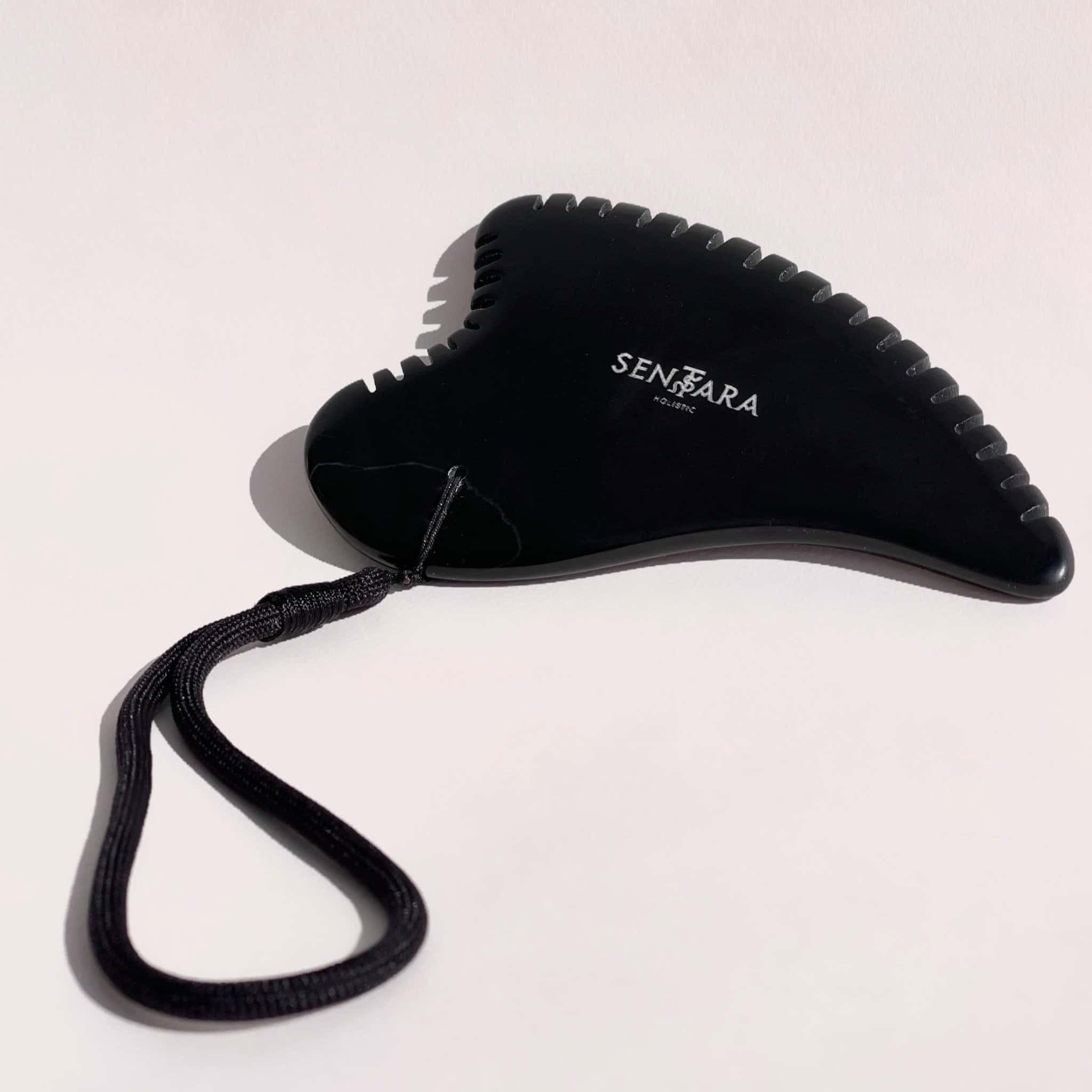Sentara Gua Sha Angel Skin Body — natural Bian crystal body sculpting tool | Botā