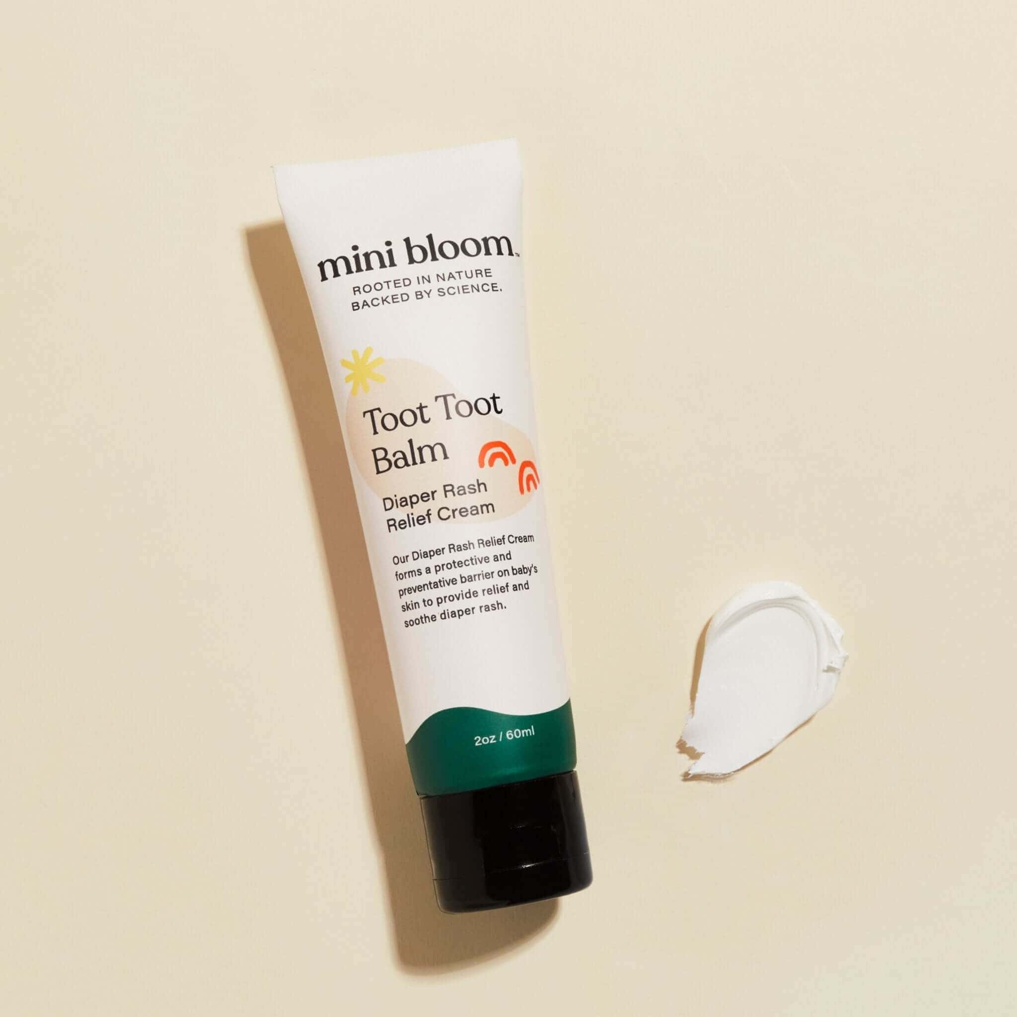Mini Bloom natural diaper rash relief cream fast-acting gentle safe baby diaper care protective formula Botā France UK