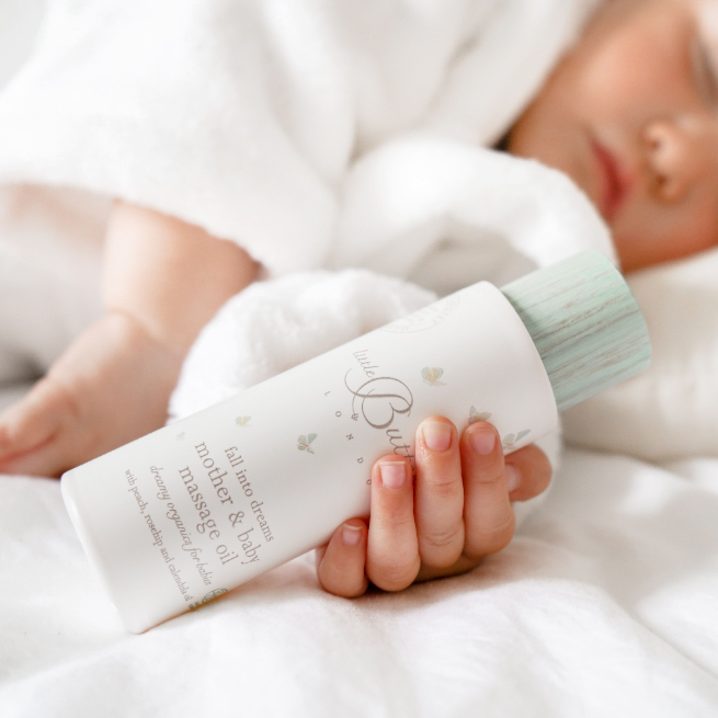Little Butterfly Fall Into Dreams Mother & Children Massage Oil Children | Botā natural skincare.