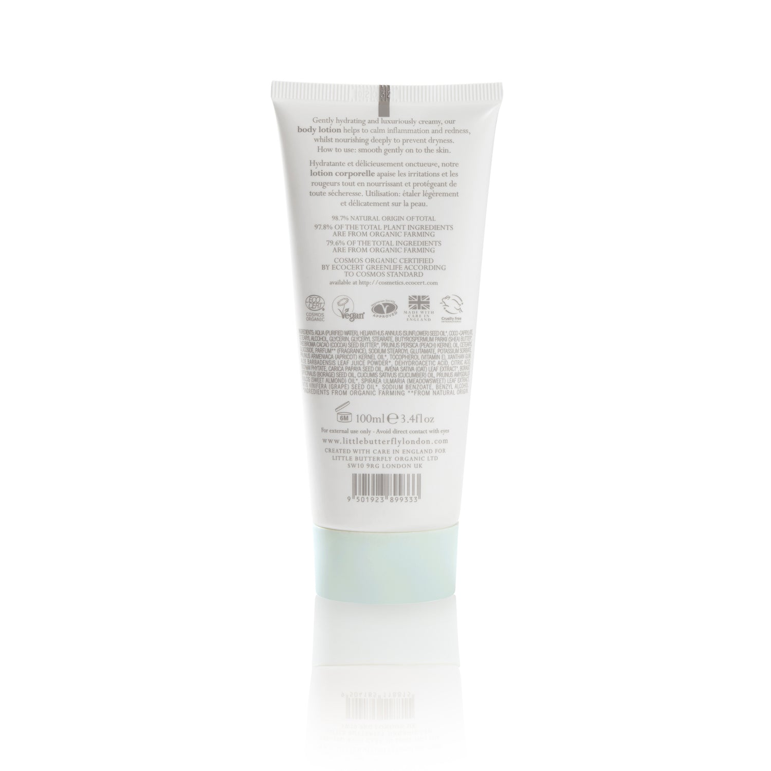 Little Butterfly Dewdrops At Dawn Baby body Lotion Children | Botā natural skincare.