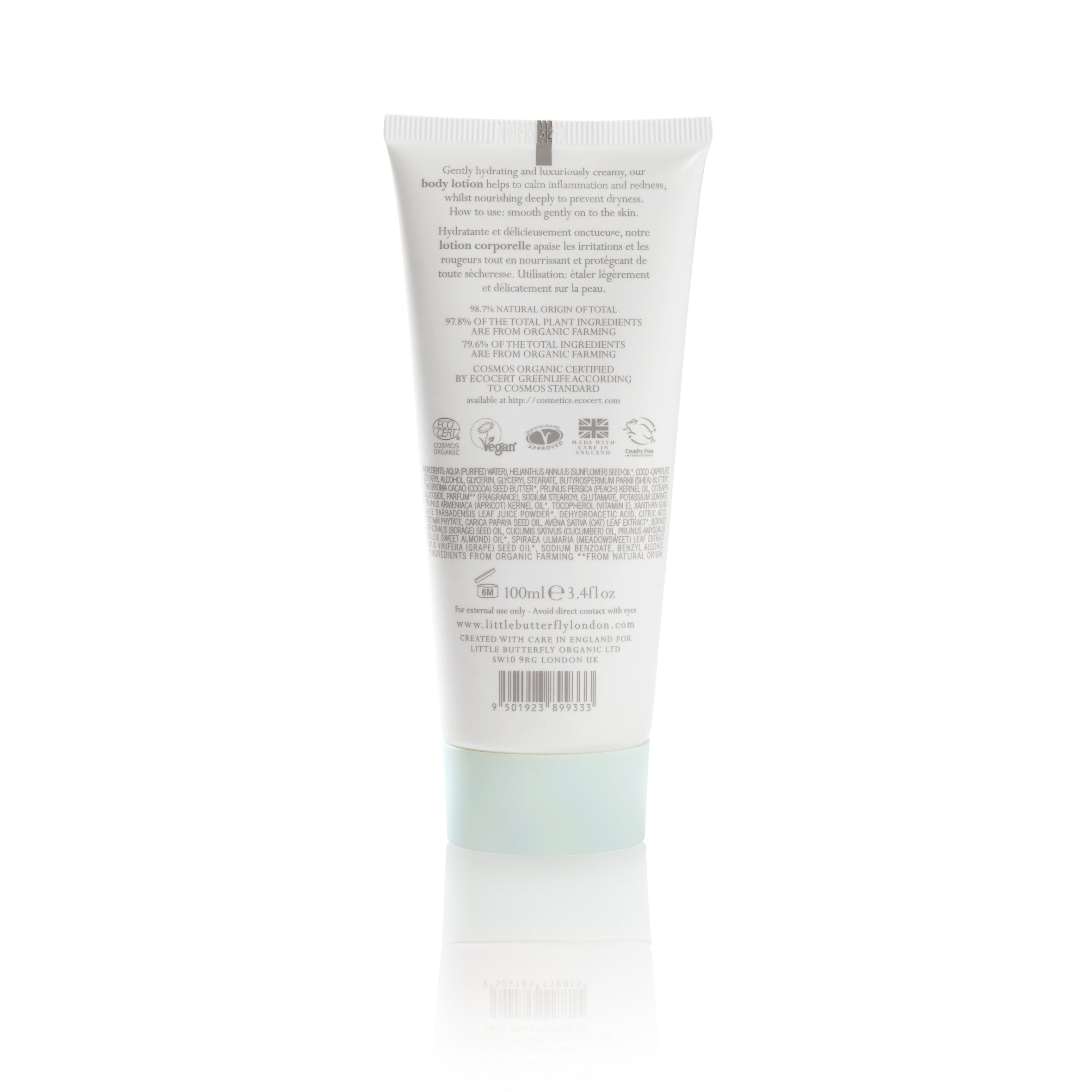Little Butterfly Dewdrops At Dawn Baby body Lotion Children | Botā natural skincare.