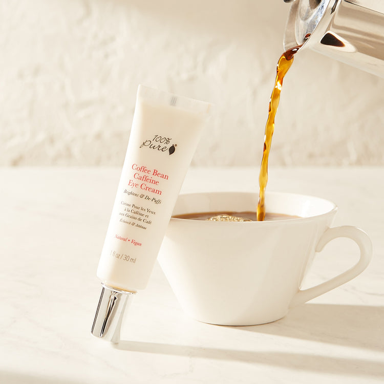 100 Pure Coffee Bean Caffeine Eye Cream Face | Botā natural skincare.