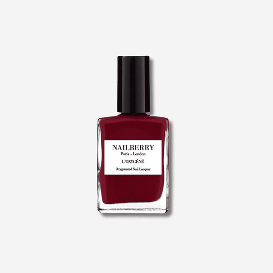 Nailberry Le Temps Des Cerises — oxygenated breathable nail polish in rich cherry red | Botā