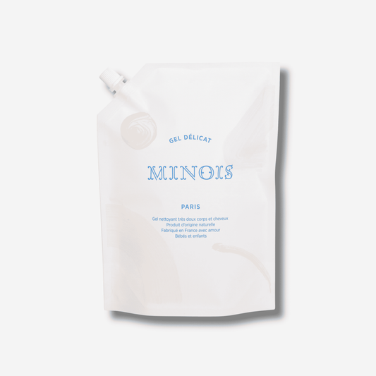 Minois Delicate Baby Cleansing Gel Refill — eco-friendly refill pouch for baby wash | Botā