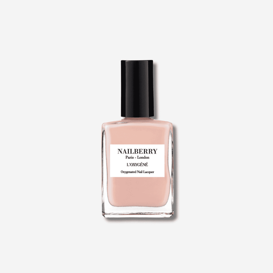Nailberry A Touch Of Powder — oxygenated breathable nail polish in barely-there pale pink | Botā