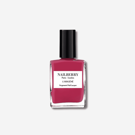 Nailberry Pink Berry — oxygenated breathable nail polish in vibrant berry-pink | Botā