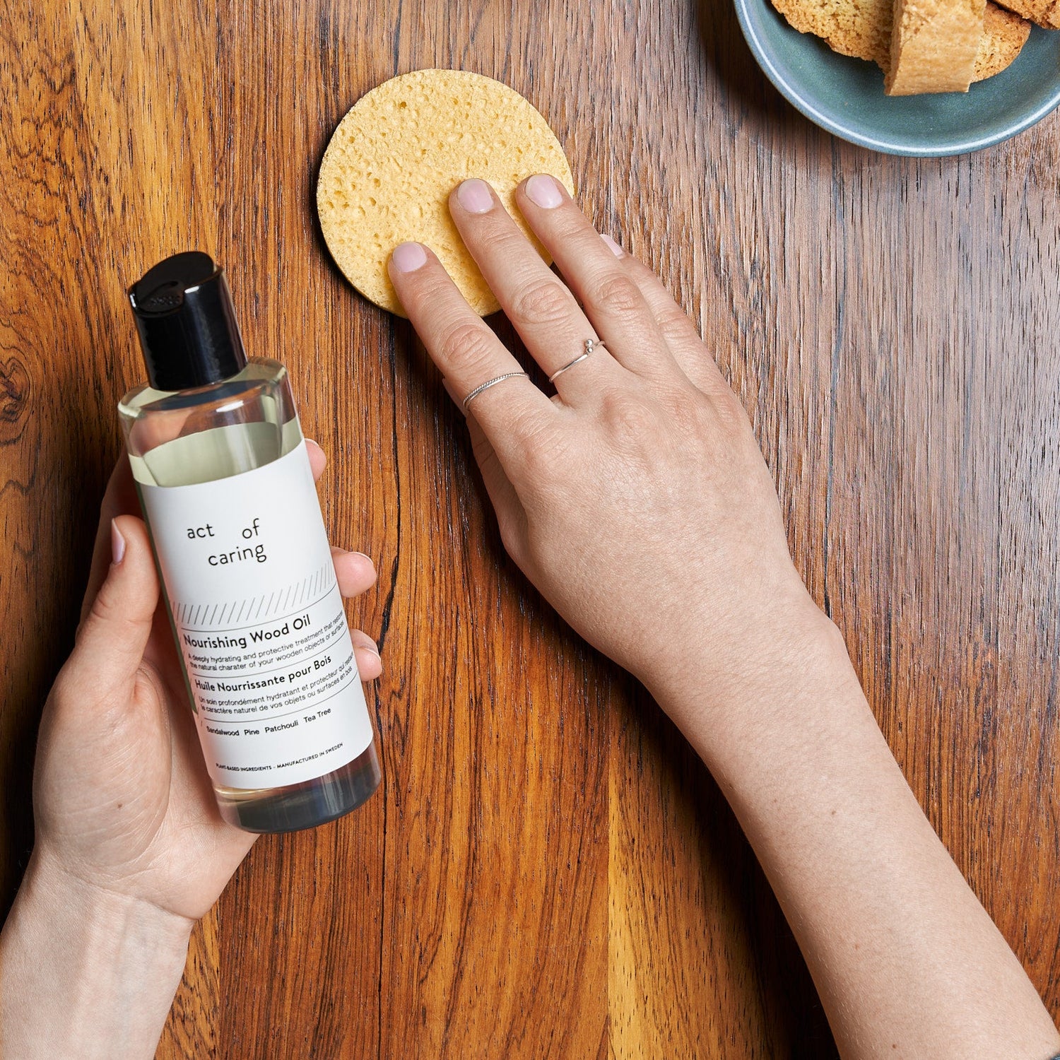 Act of Caring Natural Nourishing Wood Oil Home | Botā natural skincare.