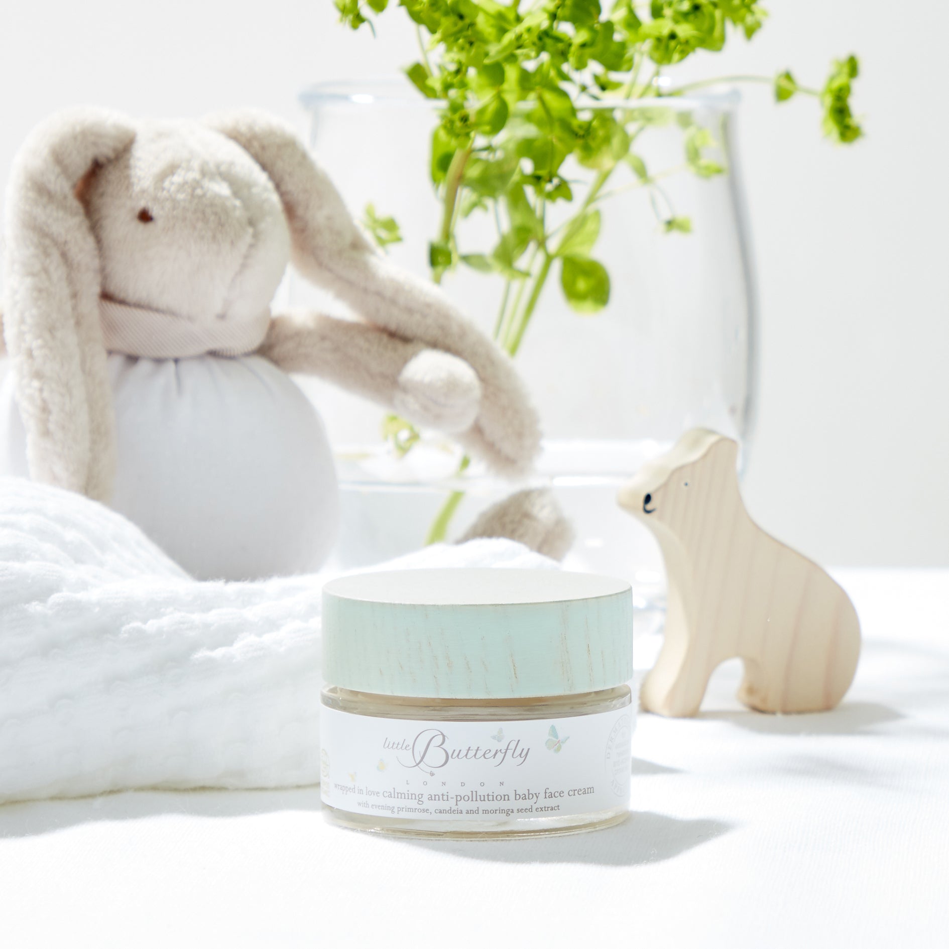 Little Butterfly Wrapped In Love Calming Anti-Pollution Baby Face Cream Children | Botā natural skincare.