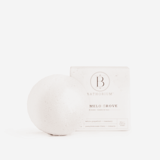 Bathorium Bath Bomb Pomelo Grove — energising citrus and grapefruit mineral bath bomb | Botā