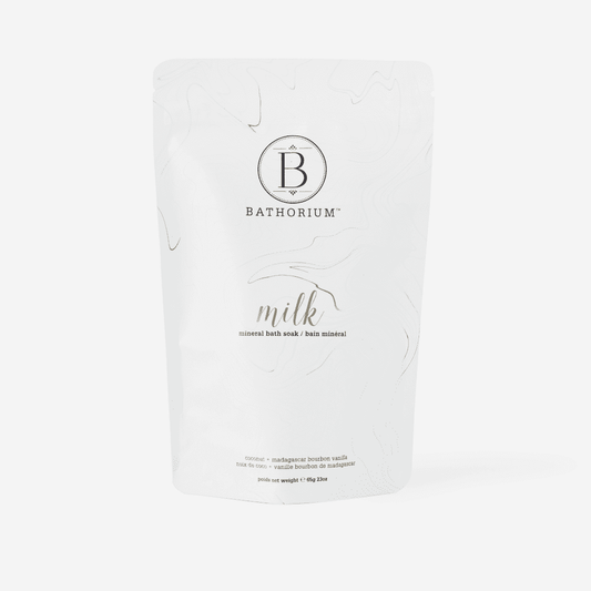 Bathorium MILK Mineral Bath Soak — coconut milk and vanilla mineral bath soak | Botā