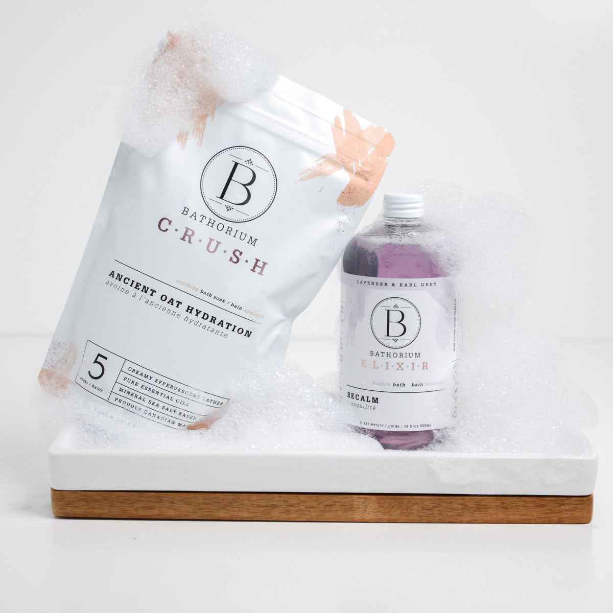 Bathorium Becalm Bubble Bath Elixir Bath &amp; Body | Botā natural skincare.