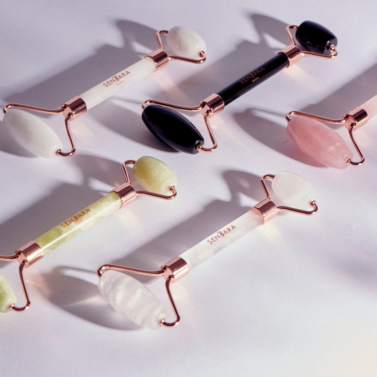 Sentara Rose Quartz Face Rollerball Bath &amp; Body | Botā natural skincare.