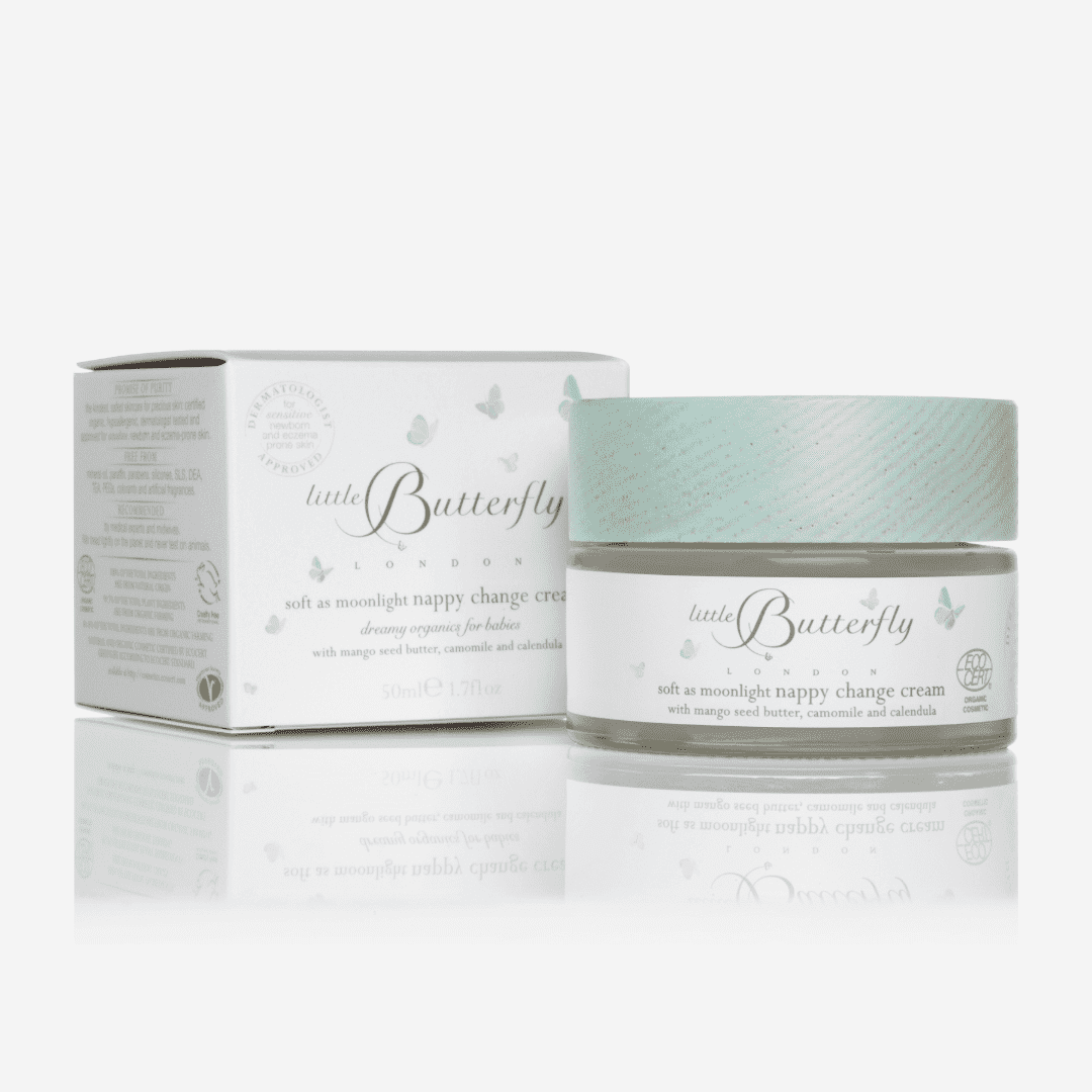 Little Butterfly Soft As Moonlight nappy change cream for nappy rash | Non-toxic baby wellness products | Botā