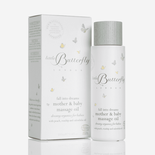Little Butterfly Fall Into Dreams — organic lavender and chamomile mother and baby massage oil | Botā