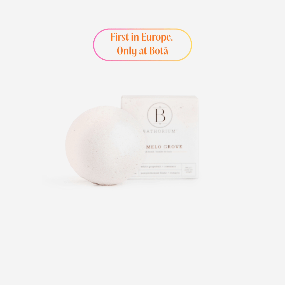 Bathorium Bath Bomb Pomelo Grove Bath &amp; Body | Botā natural skincare.