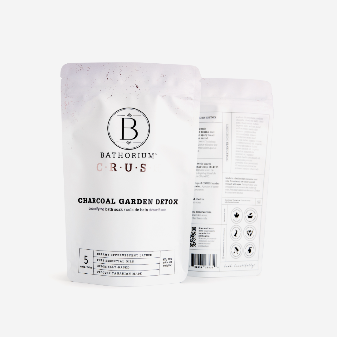 Crush Charcoal Garden Detox Soak by Bathorium