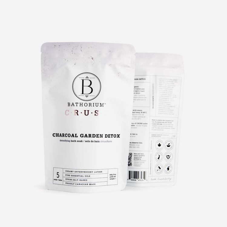 Crush Charcoal Garden Detox Soak by Bathorium