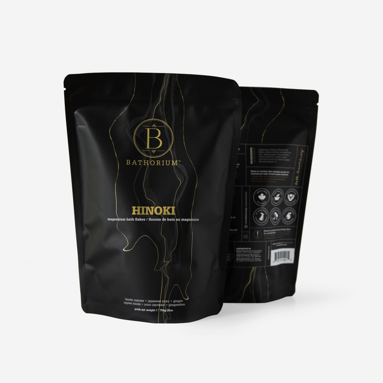 Hinoki Magnesium Bath Flake Soak by Bathorium
