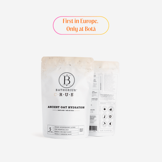 Bathorium Crush Ancient Oat Hydration — colloidal oatmeal and milk bath soak for sensitive skin | Botā