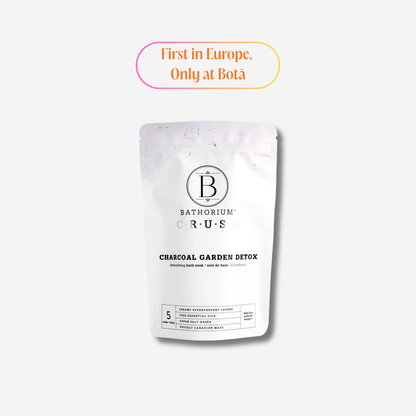 Bathorium Crush Charcoal Garden Detox Soak — activated charcoal detoxifying bath soak | Botā