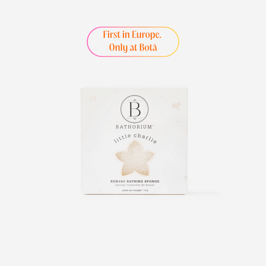 Bathorium Konjac Little Charlie Body Sponge — gentle natural baby bath sponge | Botā