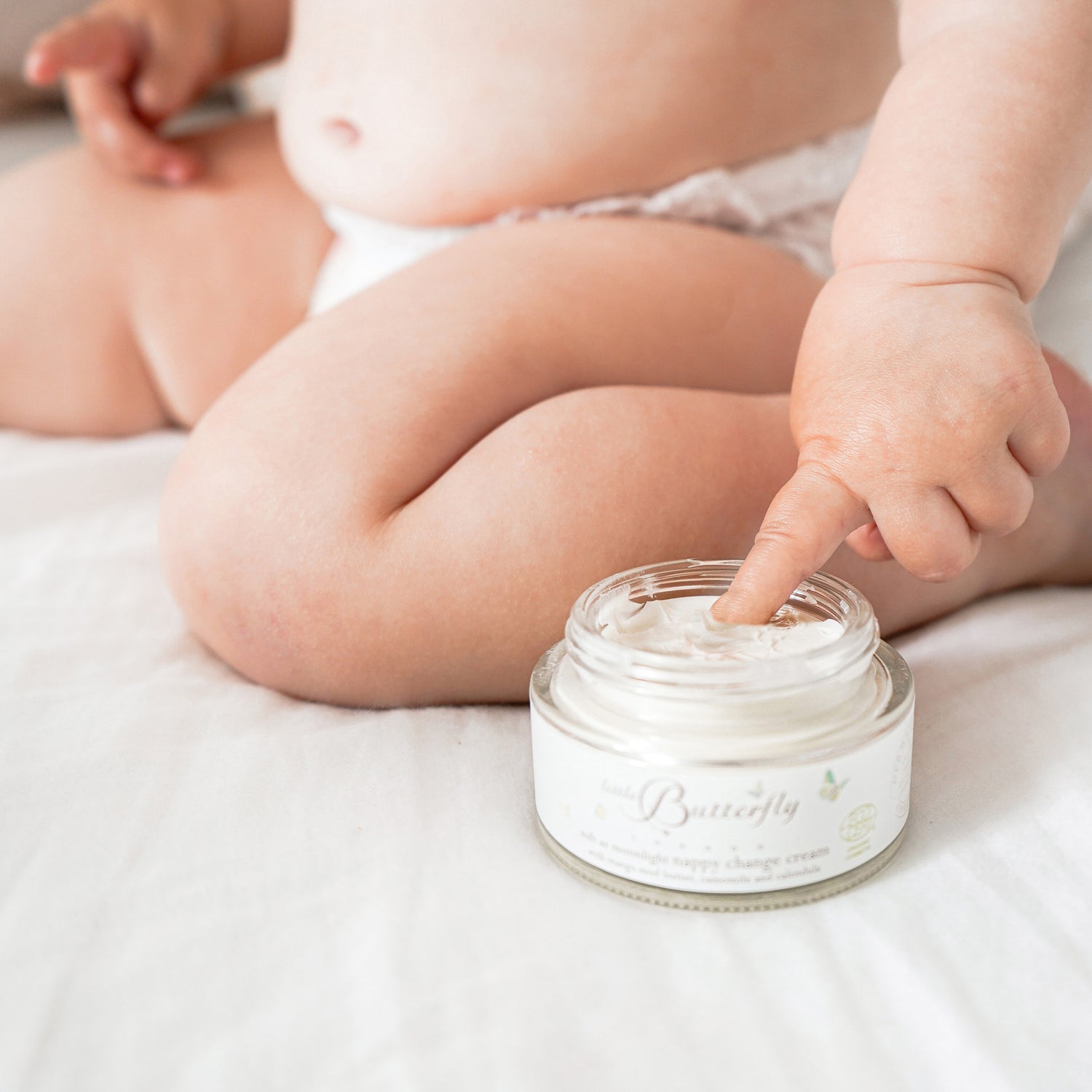 Little Butterfly Soft As Moonlight Nappy Change Cream Children | Botā natural skincare.