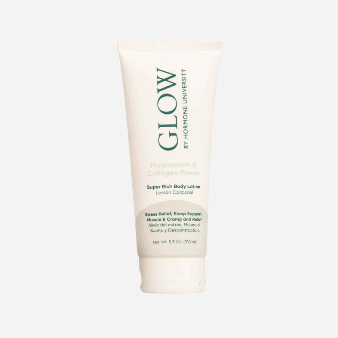 Glow Botanica magnesium lotion sleep support natural muscle relief women wellness restless legs stress relief Botā France UK