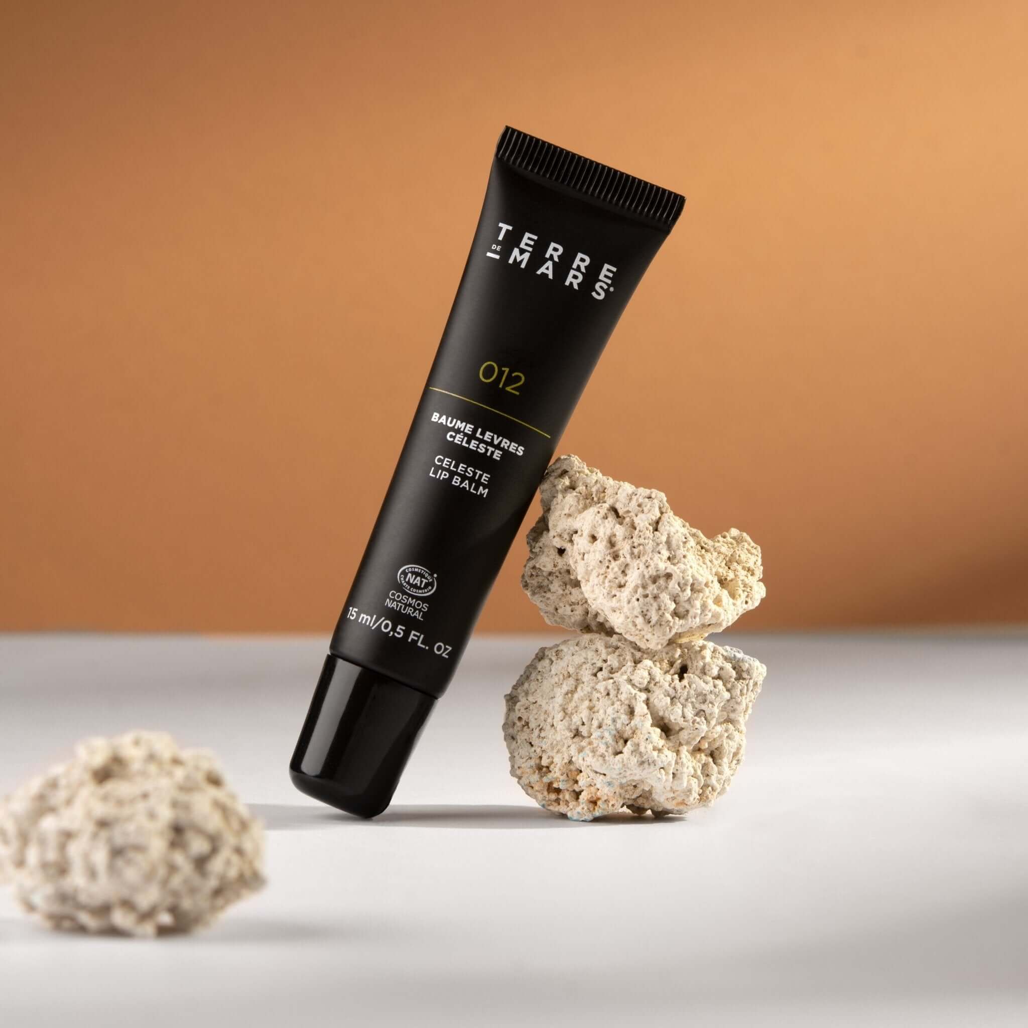 Terre de Mars Organic Celeste Coffee Lip Balm Face | Botā natural skincare.