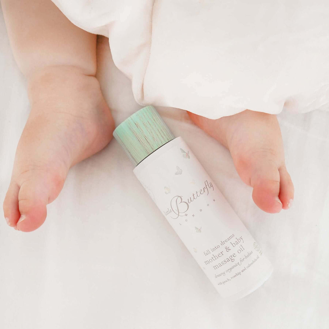 Little Butterfly organic massage oil | Non-toxic baby wellness products | Botā