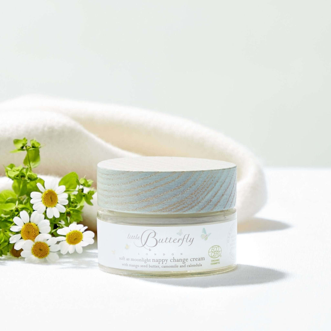 Little Butterfly organic nappy cream diaper rash prevention sensitive skin safe organic baby diaper care Botā France UK