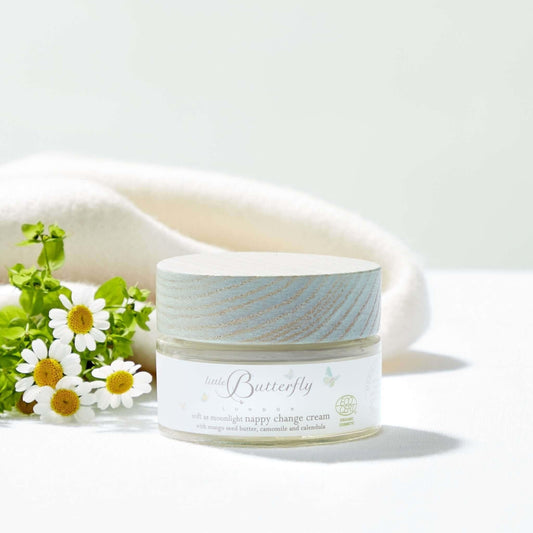 Little Butterfly Soft As Moonlight — certified organic nappy change cream with zinc | Botā